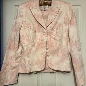 Pale Pink Damask Romantic Jacket